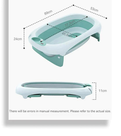 3 in 1 Foldable Baby Bath Tub & Bath Seats -Unisex Grey
