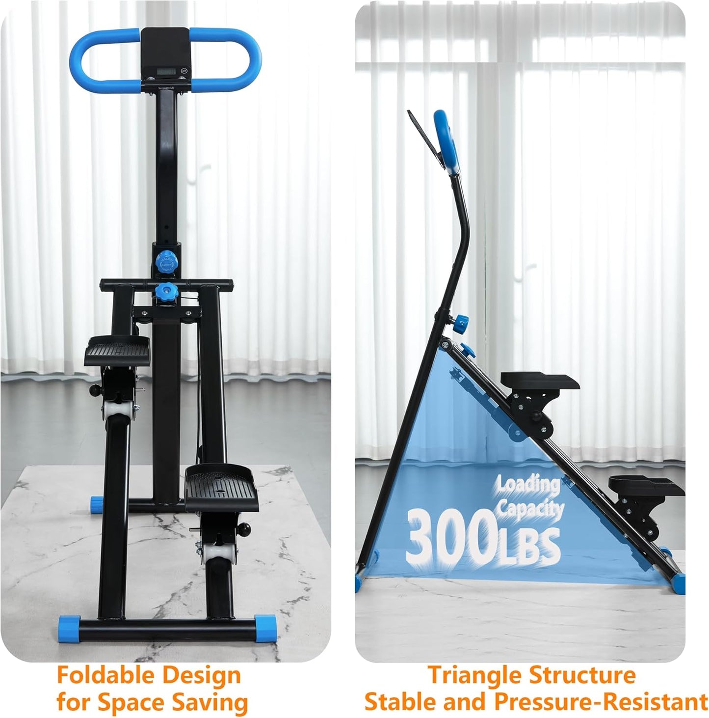 Foldable Stair Stepper for Exercise at Home Fitness Steppers