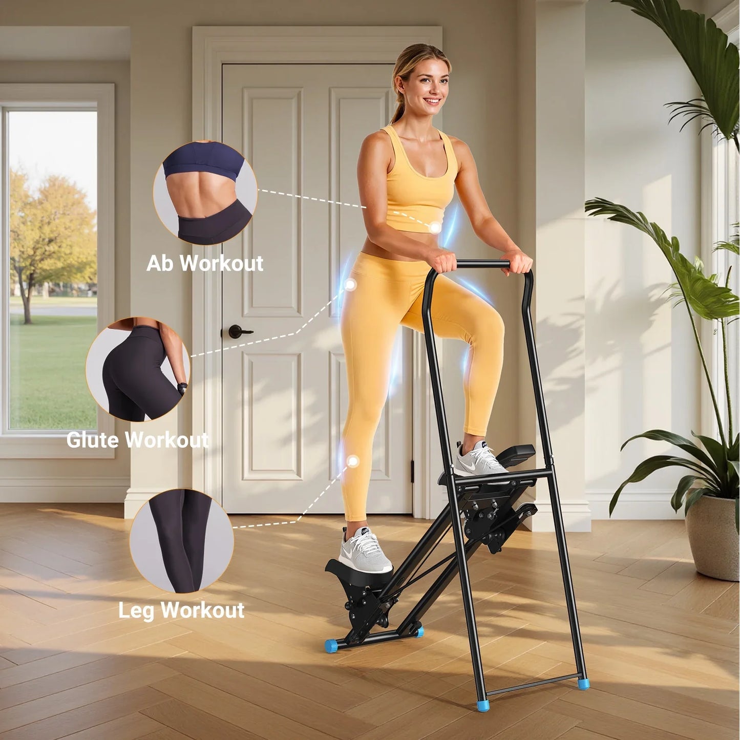 Foldable Stair Stepper for Exercise at Home Fitness Steppers