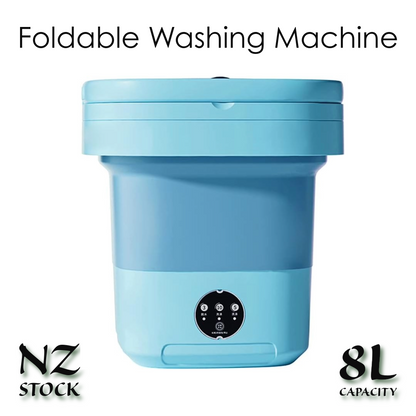 8L Foldable Washing Machine Mini Underwear Laundry Machine