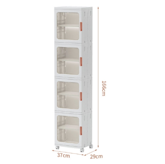 MULTIPURPOSE STORAGE CABINET WITH DOOR STACKABLE DISPLAY CABINET