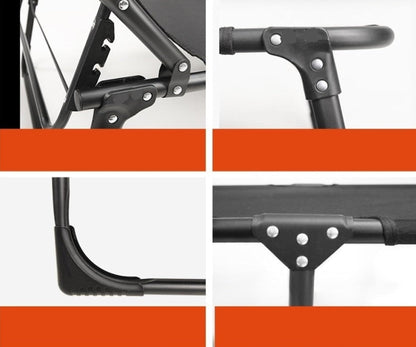 Folding Bed Multi Functional Rest Leisure Bed For Guest Outdoor Office Lunch Break