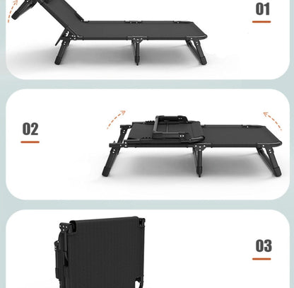Folding Bed Multi Functional Rest Leisure Bed For Guest Outdoor Office Lunch Break