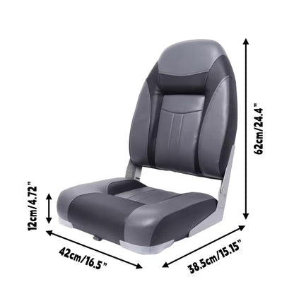 Folding Boat Seat Foldable Swivel Chairs Pair