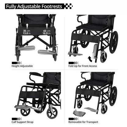 Folding Wheelchair Portable Wheel Chair
