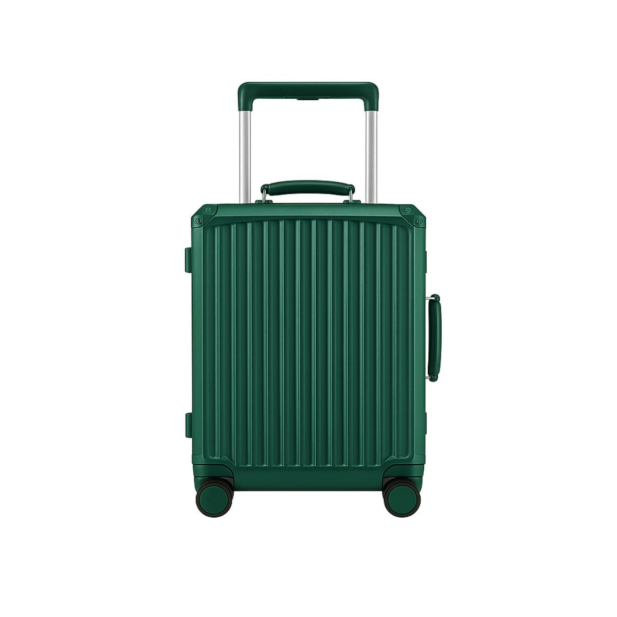 Carry On Suitcase – Hard Shell Hand Cabin Luggage with Aluminum Frame | Fortex | Dark Green | 55 cm