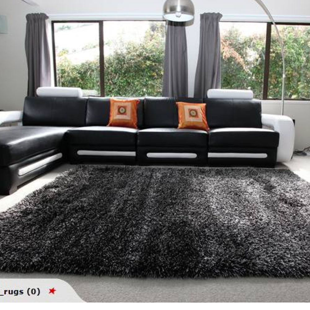 Storm Black Rug 2.3x1.6m