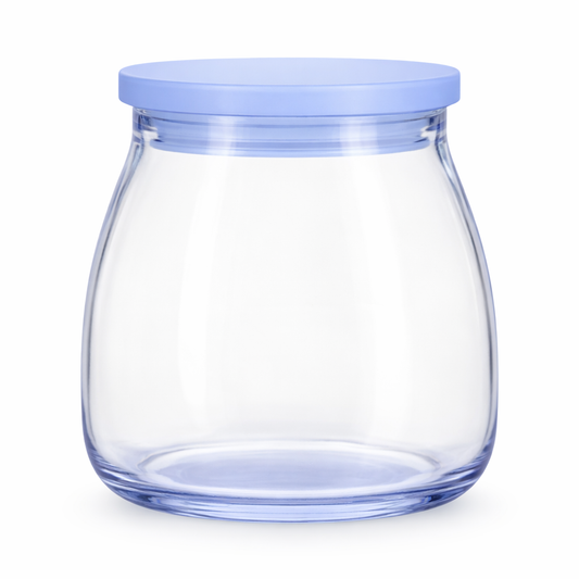 Frankly Cotton Clear Glass Storage Jar 500ml