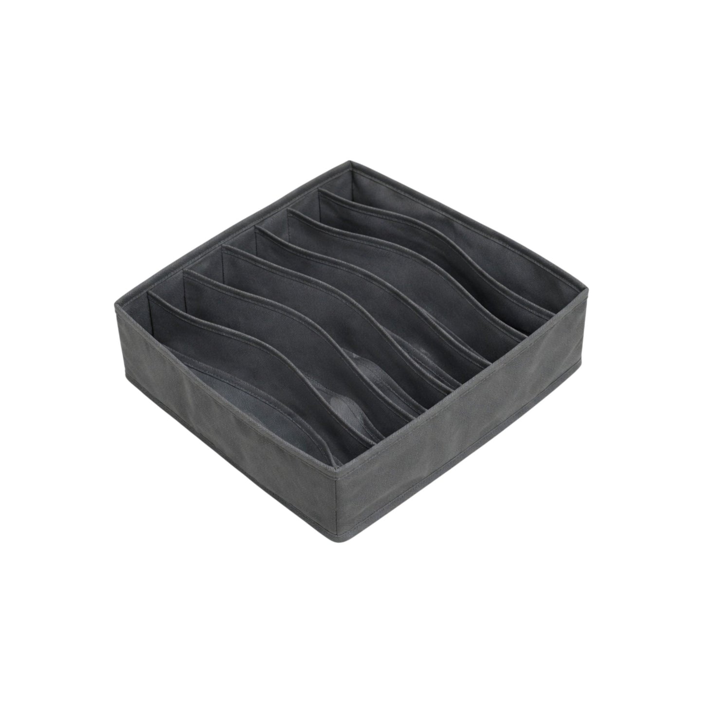 Frankly Cotton Fabric Drawer Organiser – Charcoal