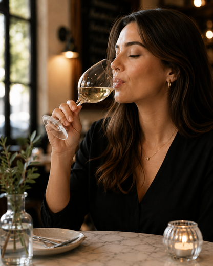 Frankly Cotton Clear Wine Toughened Glass 192ml