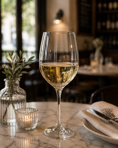 Frankly Cotton Clear Wine Toughened Glass 325ml