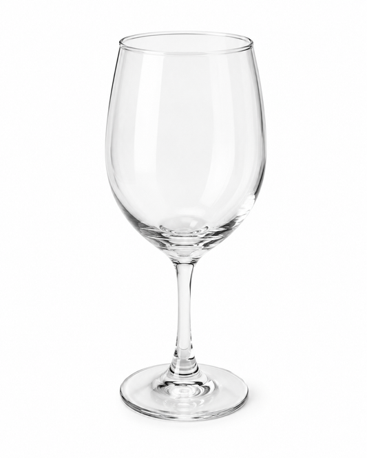 Frankly Cotton Clear Wine Toughened Glass 325ml
