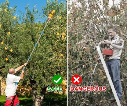 Fruit Picker Fruit Picker Pole with Basket Extendable Long Handle