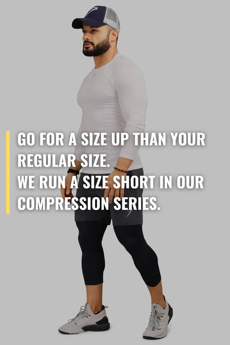Compression Fullsleeves T-shirt White
