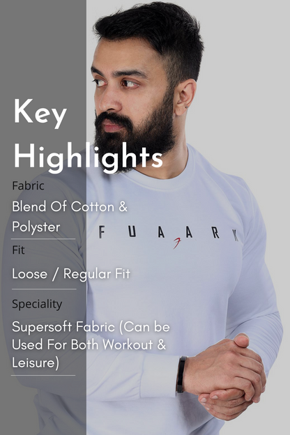 Fall Sweatshirt White