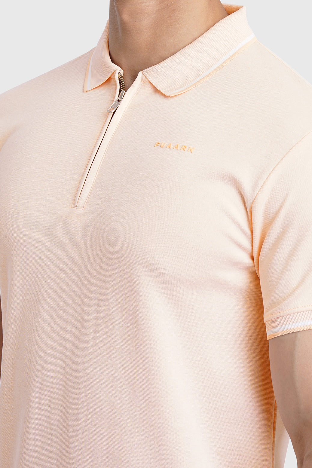 Heritage Polo T-shirt Peach