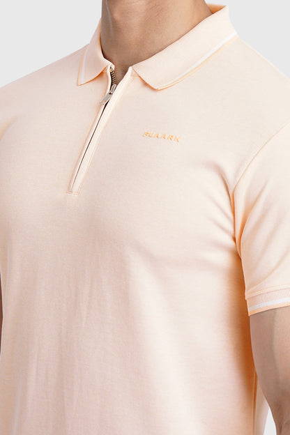 Heritage Polo T-shirt Peach