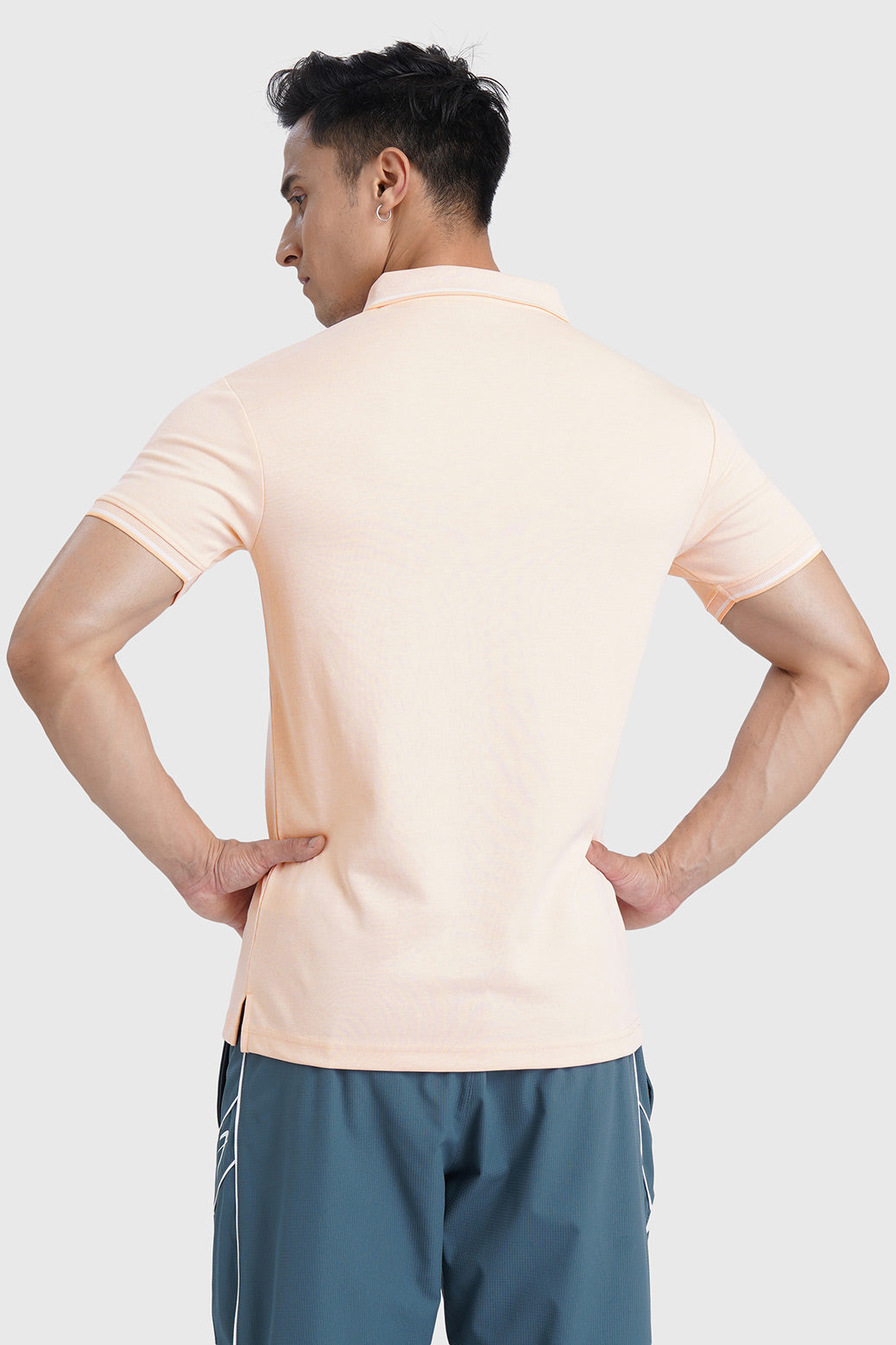 Heritage Polo T-shirt Peach