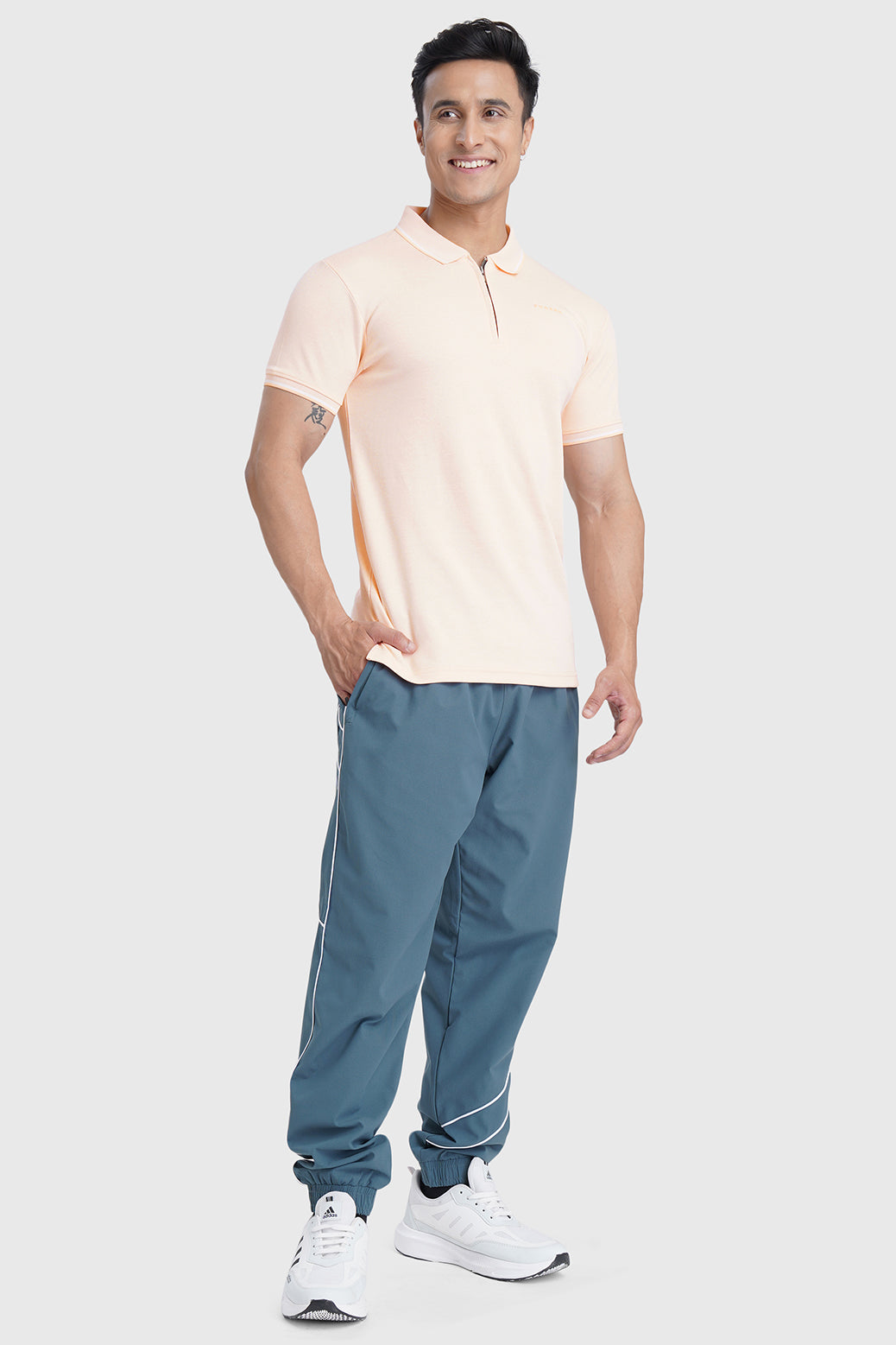 Heritage Polo T-shirt Peach