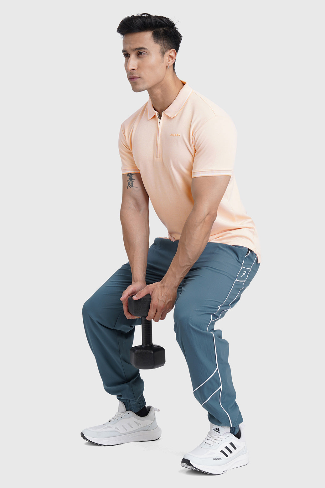 Heritage Polo T-shirt Peach