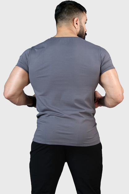 Legacy Scoop Neck T-shirt Grey