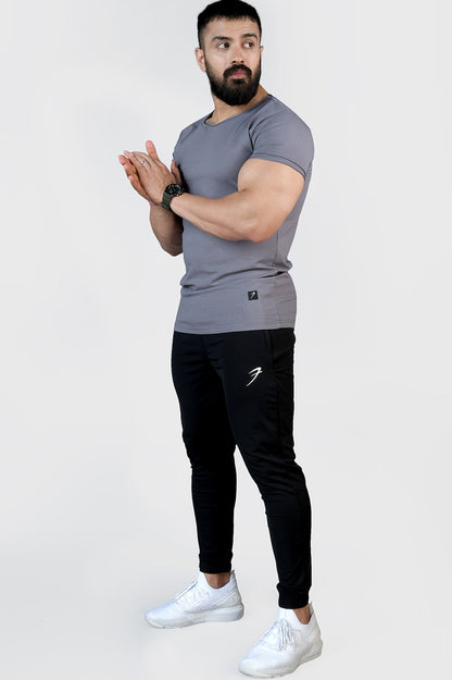 Legacy Scoop Neck T-shirt Grey