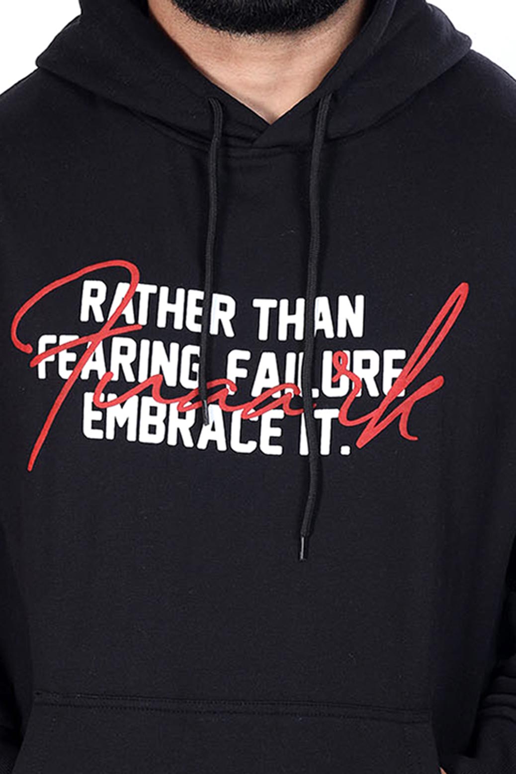 Oversized Frost Hoodie Black