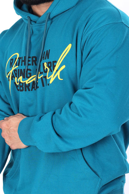 Oversized Frost Hoodie Teal