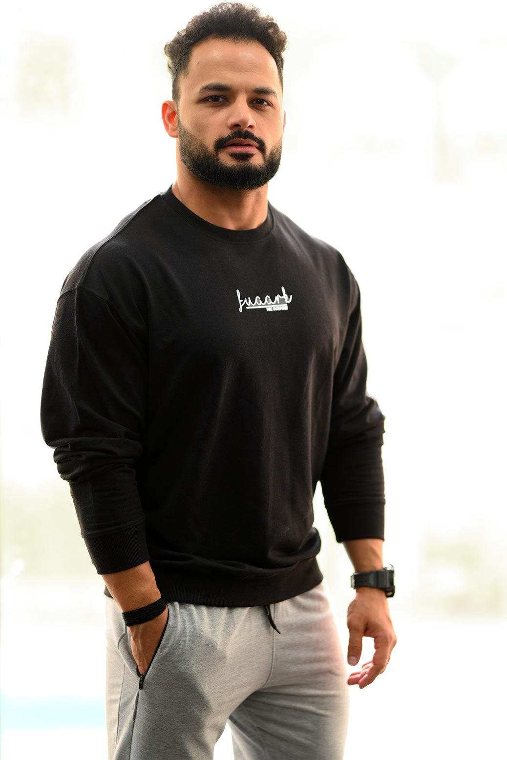 Oversized Sweatshirt Black