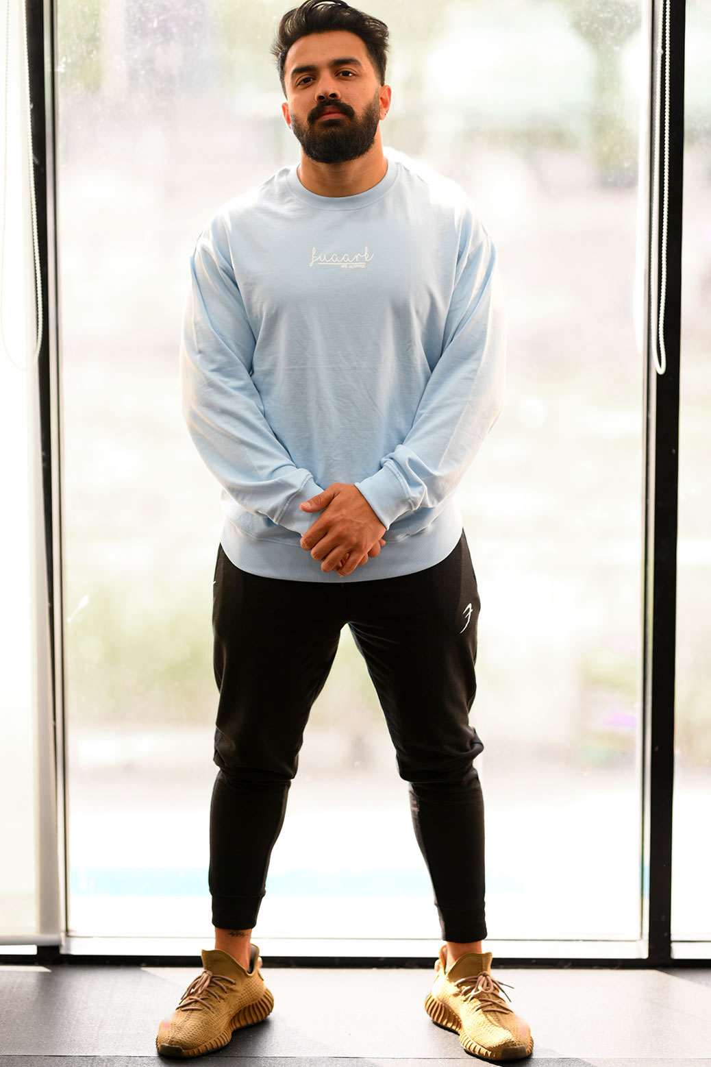 Oversized Sweatshirt Sky Blue