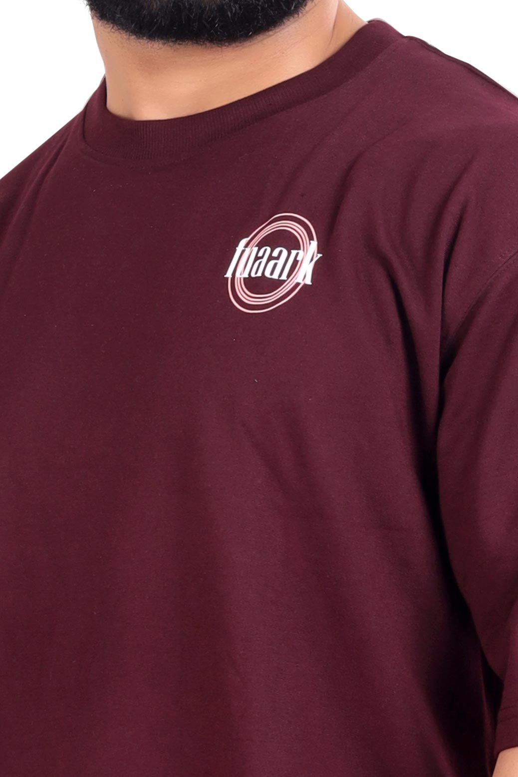 Zodiac Oversized T-shirt Maroon