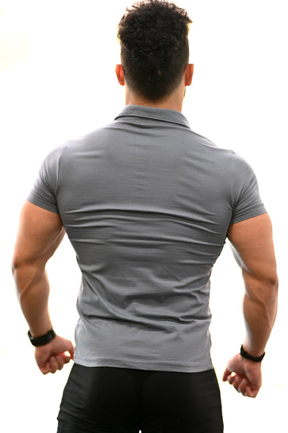 Polo T-shirt Grey