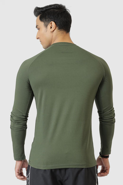 Chase Full Sleeves T-shirt Olive