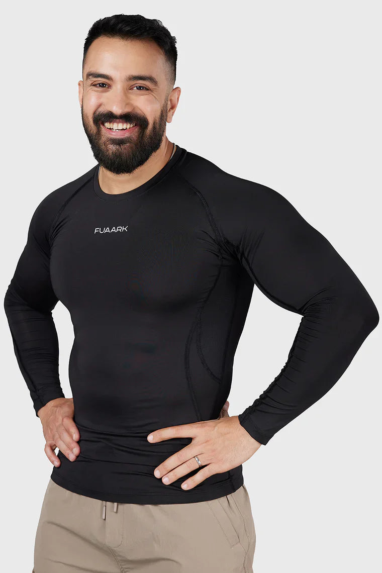 Compression 2.0 Full Sleeves T-shirt Black