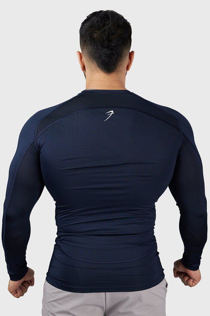 Compression 2.0 Full Sleeves T-shirt Navy