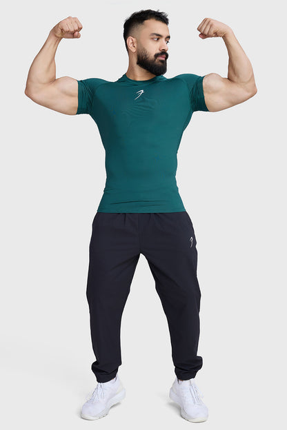 Compression T-shirt Emerald Green