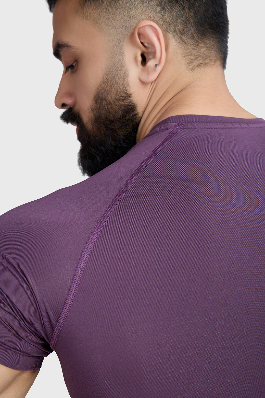 Compression T-shirt Plum