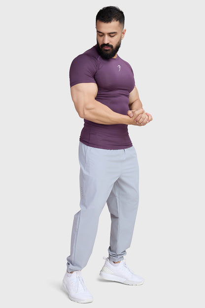 Compression T-shirt Plum