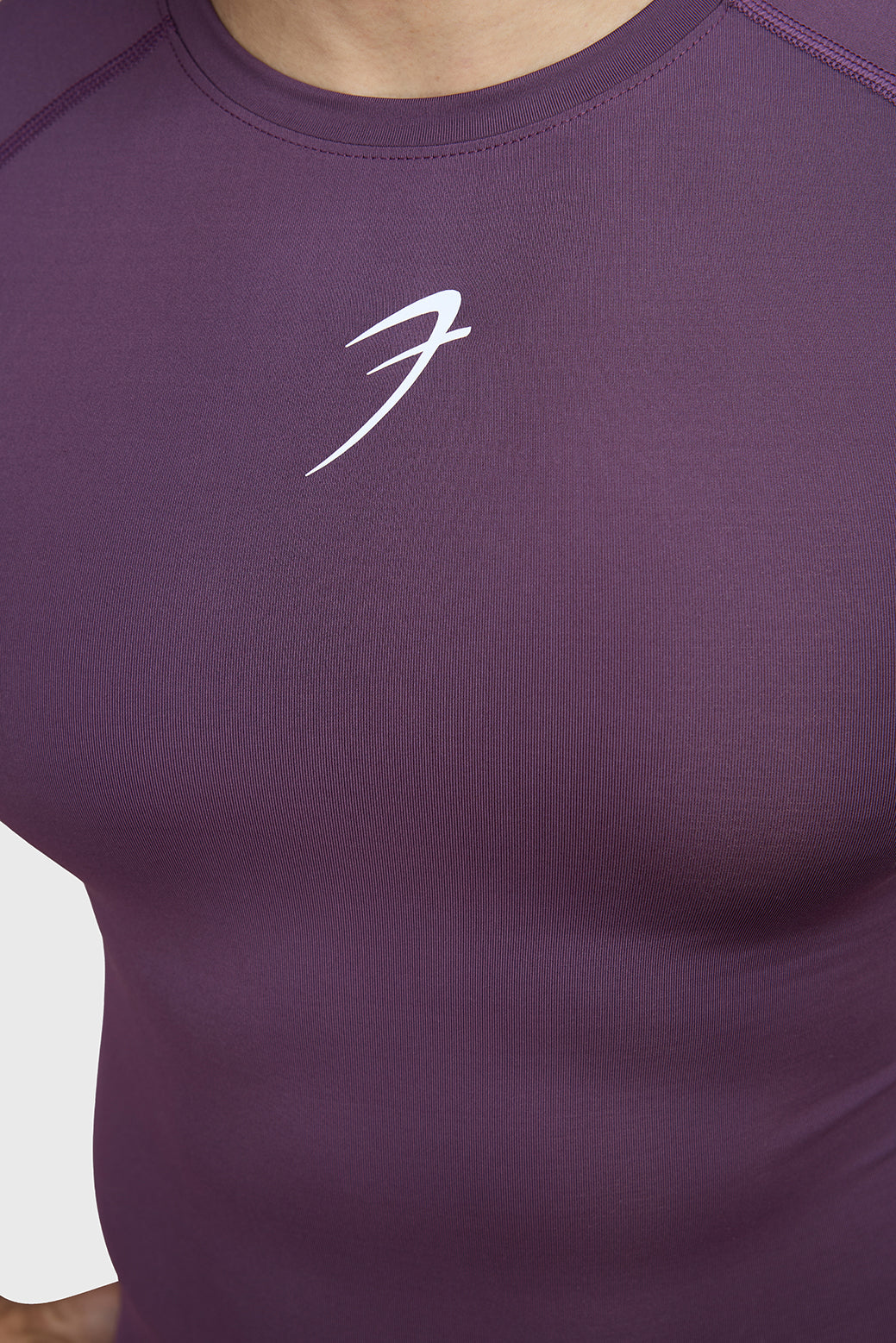 Compression T-shirt Plum
