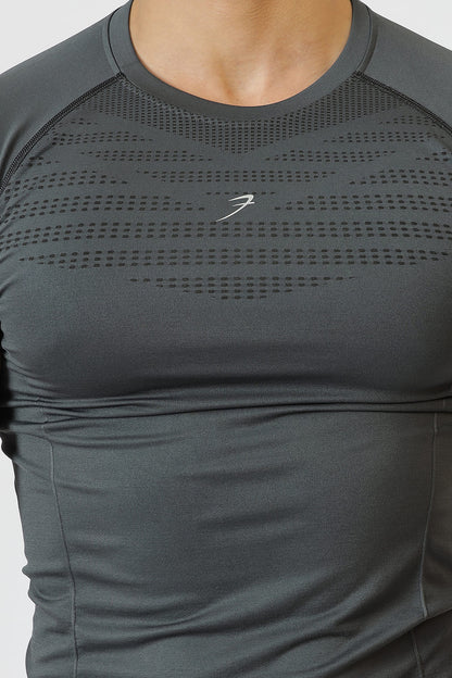 Power Seamless T-shirt Grey/Logo