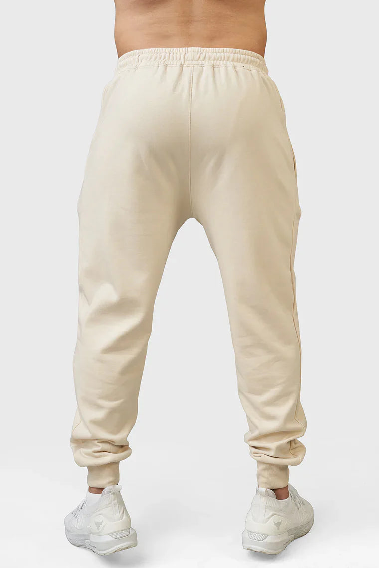 Signature Oversized Joggers Beige