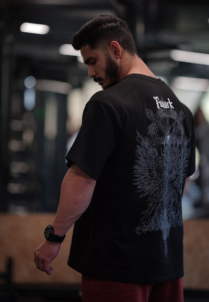 Eagle Oversized T-shirt Black
