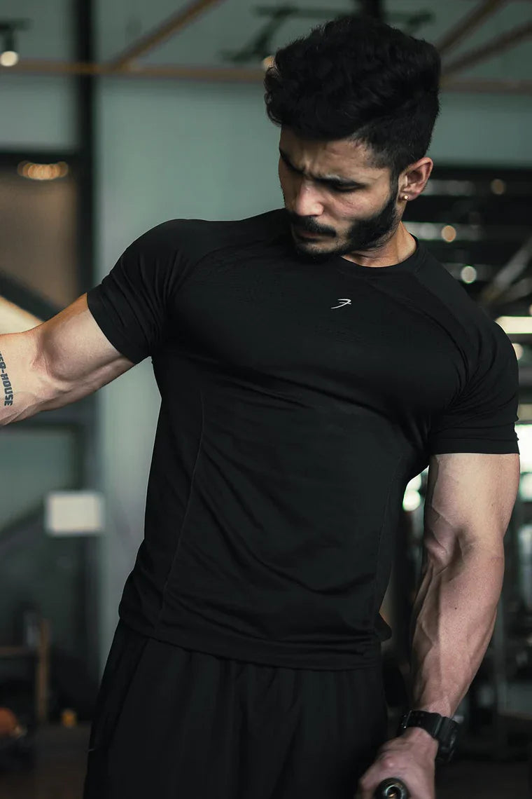 Power Seamless T-shirt Black