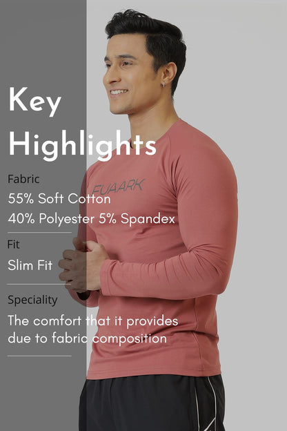 Chase Full Sleeves T-shirt Cranberry