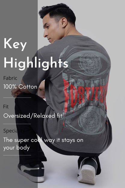 Fortitude Oversized T-shirt Dark Grey