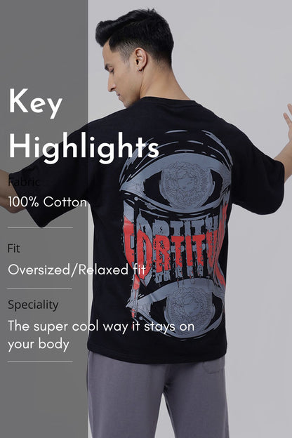 Fortitude Oversized T-shirt Black