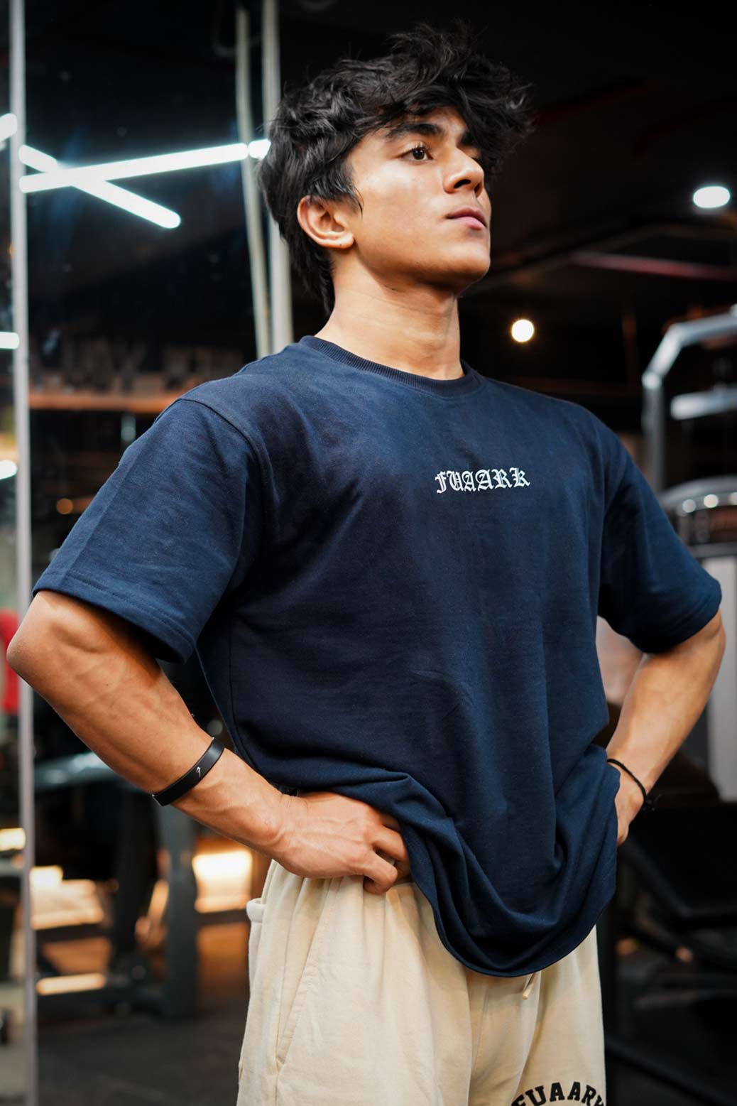 Sword Oversized T-shirt Navy