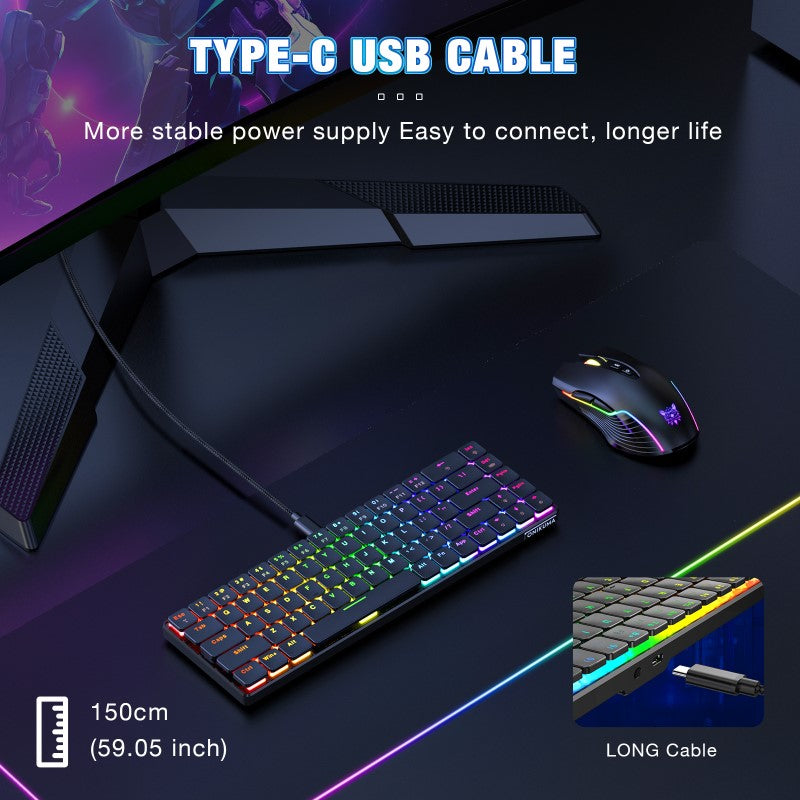Keyboard with USB connection