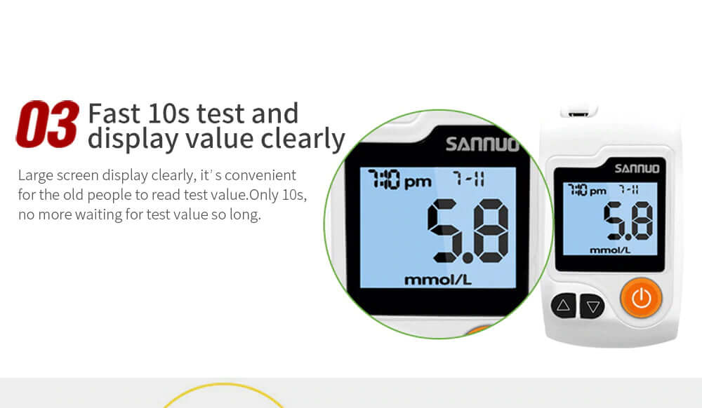 Glucose Meter blood sugar Monitor - The Shopsite