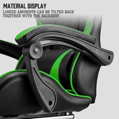 Gaming Chair Racing Chair + Desk